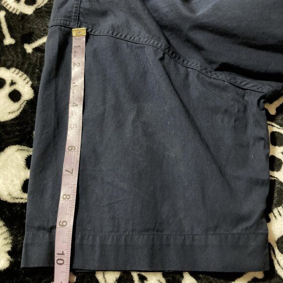 OSCAR DE LA RENTA Navy blue short-sleeve button-down shirt ~ Men's XL 1X XXL 2X - Picture 8 of 10